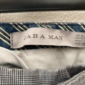 Zara Man Pants (Check Pants with Unique Design) US : 31